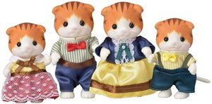 Sylvanian Families Calico Critters Maple Cat Family сім'я котів