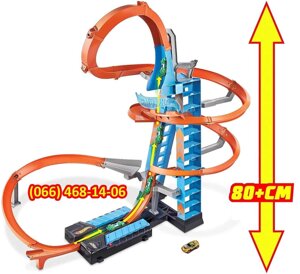 Трек Hot Wheels Action Хмарочос. Хот Вілс падіння з вежі. Небоскреб