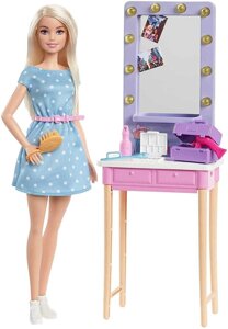 Уцінка. Лялька Барбі Малібу Гримерка Barbie Big City, Big Dreams Malibu
