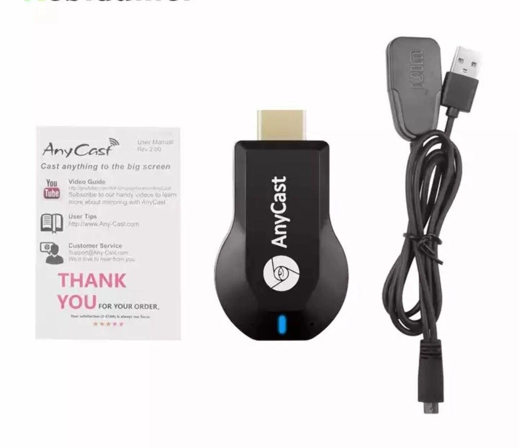 Wi-Fi AnyCast M2 Plus (Miracast Міракаст/Airplay/MiraScreen/Chromecast від компанії Компас - фото 1