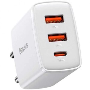 Зарядний пристрій Baseus Charger 2USB 1 Type-C, 30W PD QC CCXJ-E02