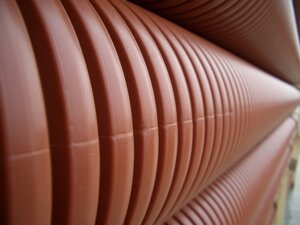 Труба гофрована каналізація Plastimex 250x3000 гофрована каналізаційна