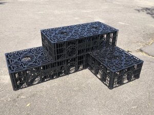 Дренажний блок - тунель (чорний, зелений) 60 тонн