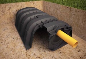 Дренажний тунель для автономної каналізації - 300 літрів (Польща)