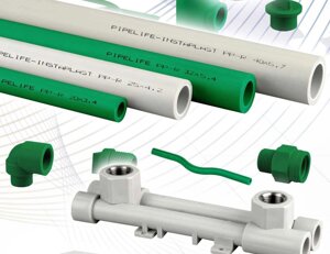 PPR труба композитна Glass-Fiber PN20 Ø32х4,4 (PipeLife)