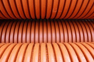 Труба гофрована каналізація Plastimex 200x3000 гофрована каналізаційна