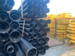 Труба Magnaplast 160x6000 гофрована каналізаційна