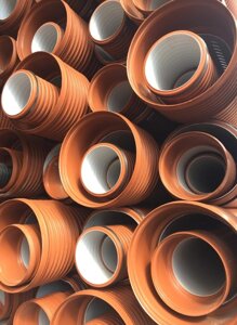 Гофровані каналізаційні труби SN10 ID Ø400мм, 6000 мм PRAGMA (Pipelife)