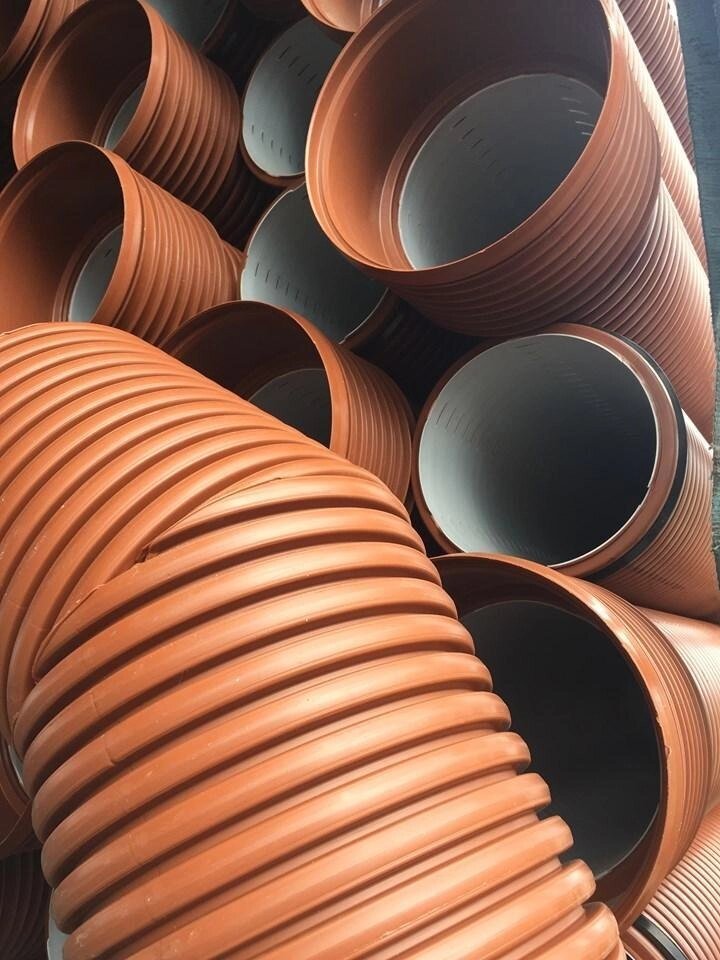 Труба Plastimex 600x3000 гофрована каналізаційна від компанії ТОВ БАЛТИКА ПЛЮС - фото 1