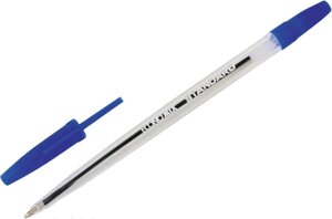 Набір кулькових ручок 50 шт Economix Standard Синій 0.5 мм Прозорий корпус