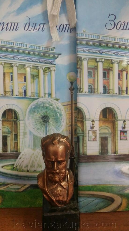 Бюст Чайковського-бронза від компанії Нотний магазин "Клавир" - фото 1