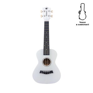 Електроакустичне укулеле Alfabeto U23 EQ (Білий) + чохол
