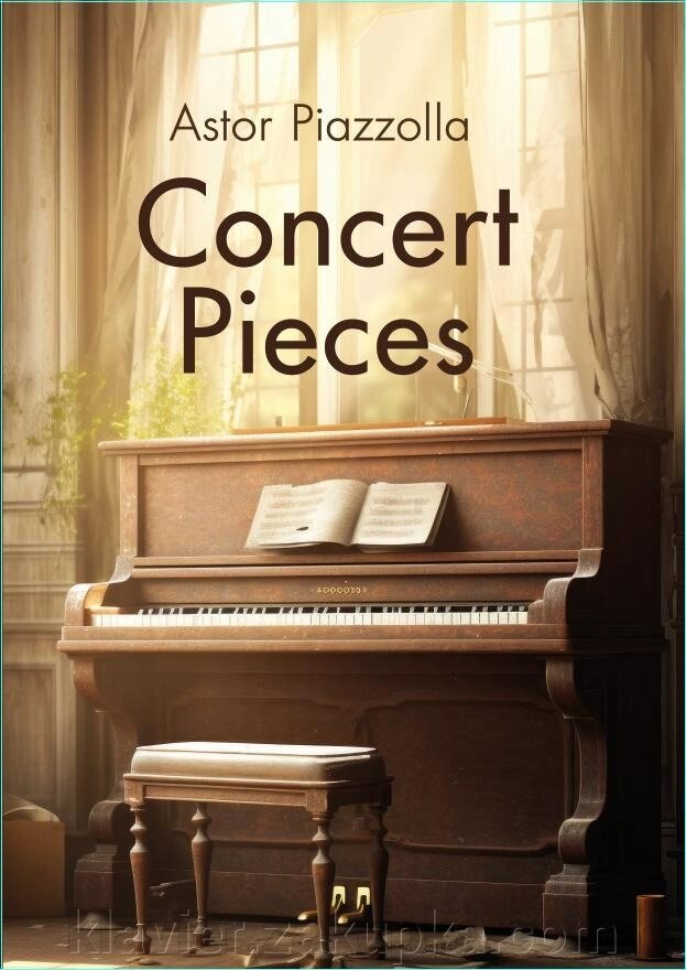 П'яццолла А. Концертні п'єси. Перекладення для фортепіано від компанії Нотний магазин "Клавир" - фото 1