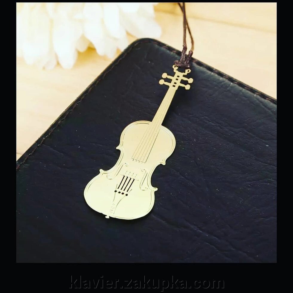 Закладка для книг (нот) - скрипка від компанії Нотний магазин "Клавир" - фото 1
