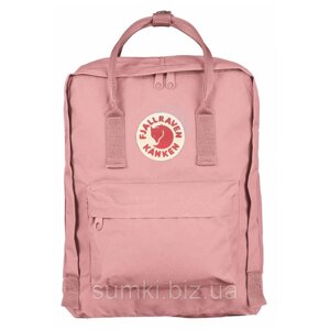 Модний міської рюкзак kanken fjallraven оригінал сумка Канків Веселка Rainbow рожевий з райдужними ручками рожевого коль