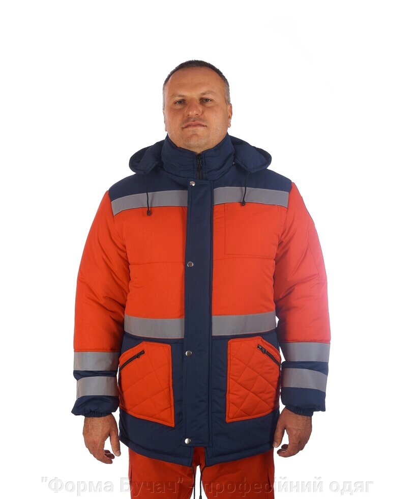 Куртка зимова комбінована чоловіча АКЦІЯ від компанії "Форма Бучач" - професійний одяг для Екстренної Медицини - фото 1