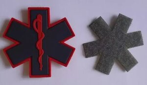 Шеврон литий "Зірка життя"