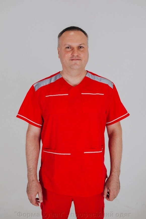 Сорочка ЕМД літня чоловіча Форма Бучач від компанії "Форма Бучач" - професійний одяг для Екстренної Медицини - фото 1