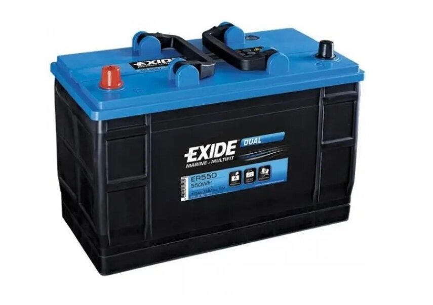 Акумулятор Exide Dual ER 550 115Ач від компанії «Водна Тема» Інтернет-магазин - фото 1
