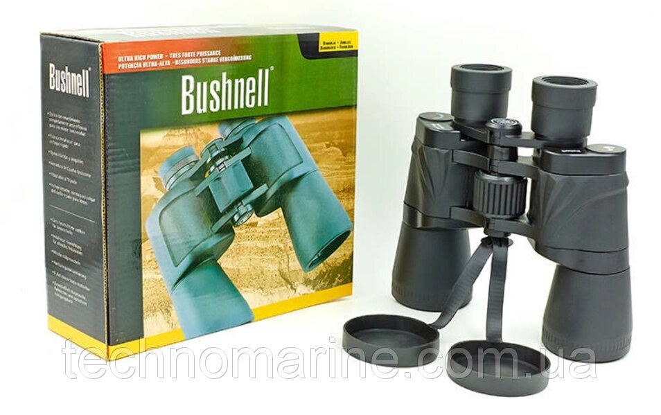 Бинокль Bushnell 50x50 с чехлом від компанії «Водна Тема» Інтернет-магазин - фото 1