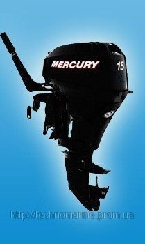 Човновий мотор Mercury F 15 MH від компанії «Водна Тема» Інтернет-магазин - фото 1