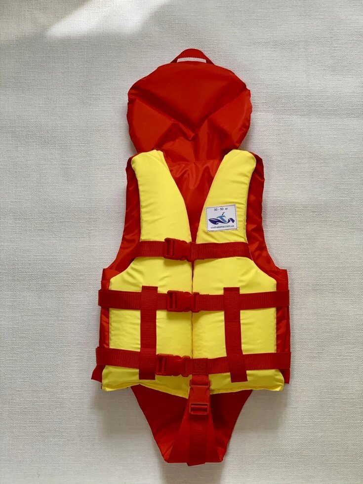 Дитячий страхувальний рятувальний жилет 30-50 кг від компанії «Водна Тема» Інтернет-магазин - фото 1