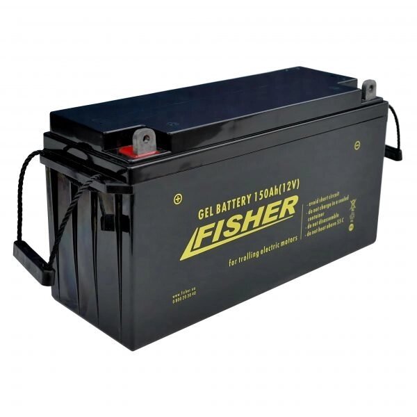 Гелевий акумулятор Fisher 150 Aч від компанії «Водна Тема» Інтернет-магазин - фото 1
