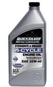 Моторне масло QuickSilver 4T 25w40 стаціонар від компанії «Водна Тема» Інтернет-магазин - фото 1
