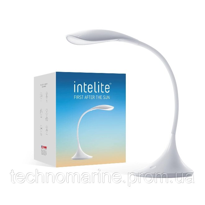 Настільний світильник Intelite Desklamp 6W white від компанії «Водна Тема» Інтернет-магазин - фото 1