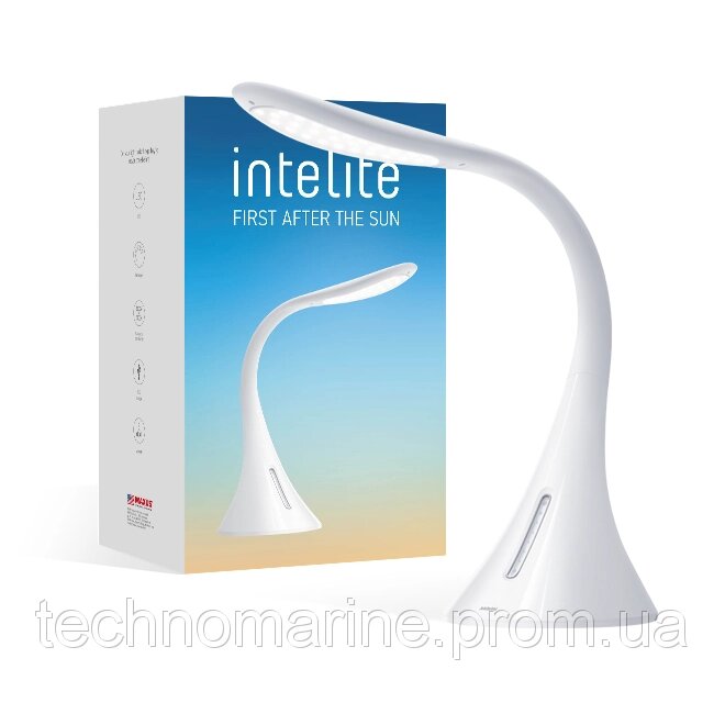 Настільний світильник Intelite Desklamp 9W white від компанії «Водна Тема» Інтернет-магазин - фото 1