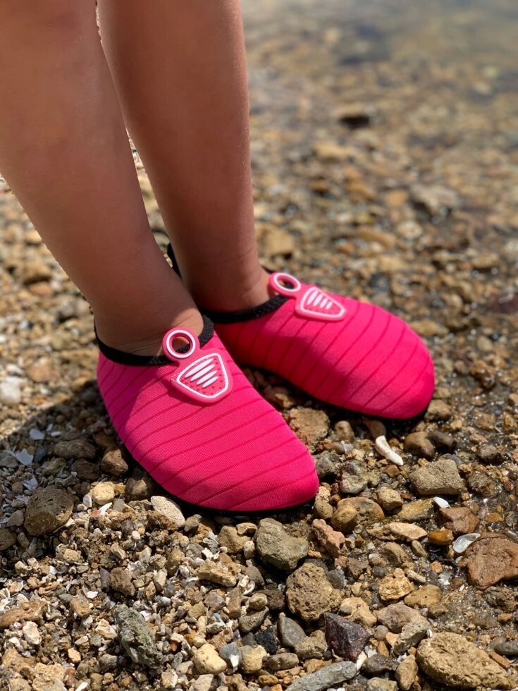 Неопреновая взуття аквашузи Skin Shoes рожеві 24-36 від компанії «Водна Тема» Інтернет-магазин - фото 1