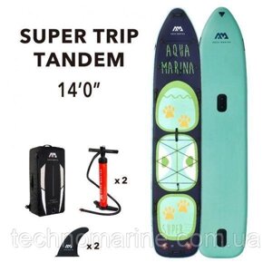 Надувна дошка SUP Aqua-Marina Super Trip Tandem-Family 14