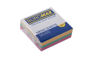 Блок паперу Декор 80х80/30мм. не склеєний BUROMAX BM. 2273