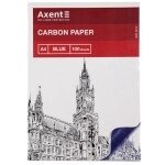 Папір копіювальний Axent 3301-02-A, 100 аркушів А4, синя