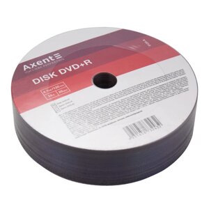 DVD+R AXENT 8108-A 4.7 GB/120MIN 16X, 50 штук, BULK ( 1 шт=7,50 гр)