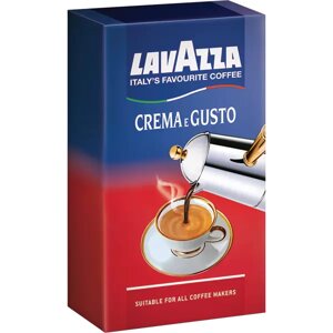 Кофе lavazza CR. gusto молотый 250г