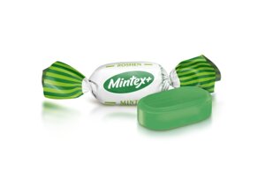 Цукерки карамель Mintex+ Mint зі смаком мяти 1кг