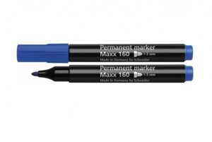 Маркер перманентний SCHNEIDER MAXX 160, 1-3 мм, синій (S116003)