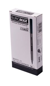 Маркер перманентний водостійкий CD/DVD 0.6 мм BUROMAX BM. 8701