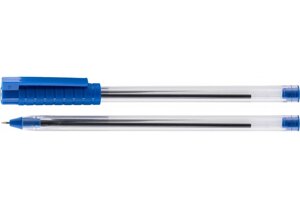 Ручка кулькова OPTIMA HYPE T 1,0 mm. O15692 Корпус прозорій, пише синім