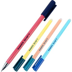 Ручка гелева "пиши-стирай" Axent Shift AG1095-02-A, 0.5 мм, синя