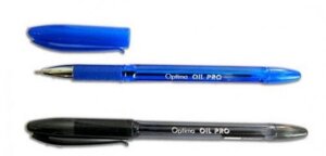 Ручка олійна Optima Oil Pro синя 0.5мм (O15616-02)