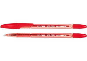 Ручка червона кулькова economix ICE PEN 0,5 мм. E10186-03