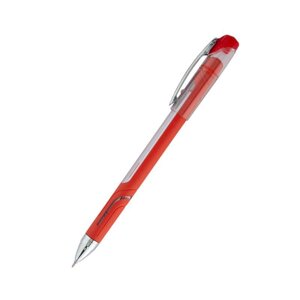 Ручка кулькова масляна Top Tek Fusion 10 000м, синя UX-10 000-05 пише червоним