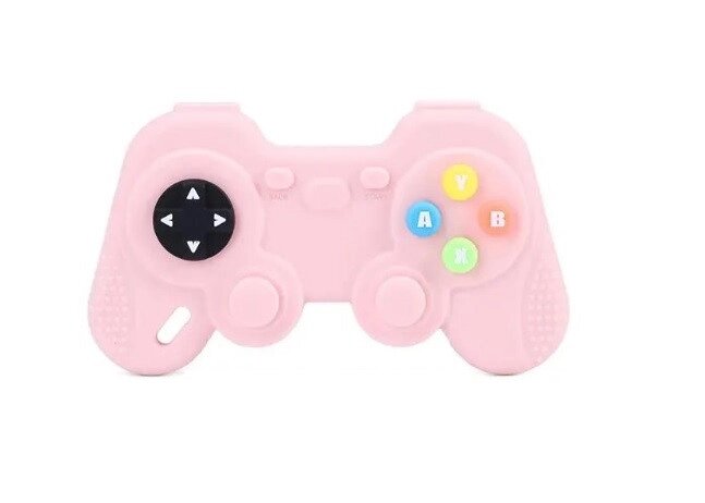 Іграшка - прорізувач для малюків oldbro Game pad джойстик Pink від компанії інтернет магазин Stockzona - фото 1