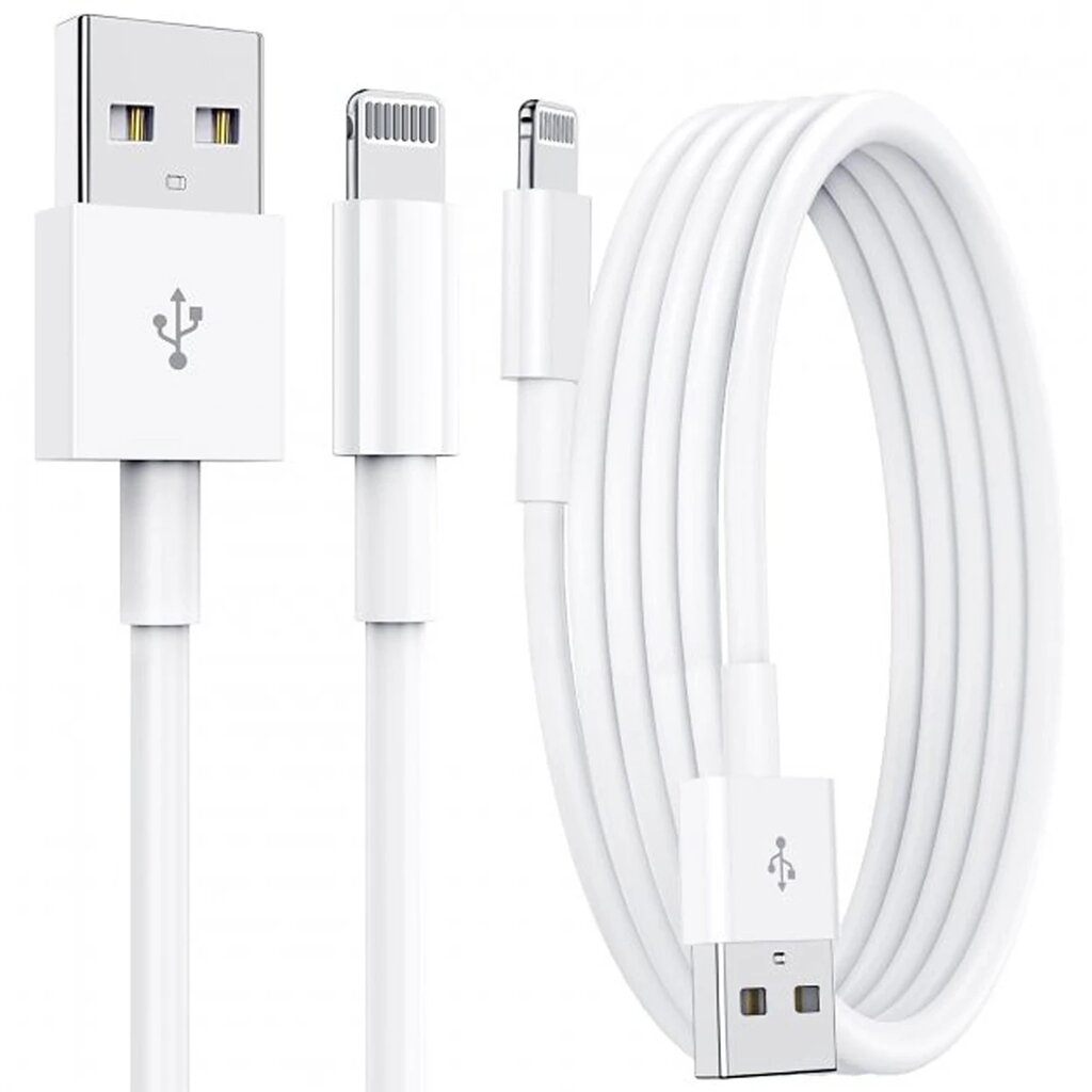 Кабель для заряджання iPhone iPad USB to Lightning для передачі та синхронізації від компанії інтернет магазин Stockzona - фото 1