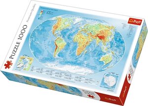 Пазли -1000 елм. Карта Світу"
