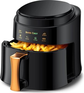 Мультипіч Air Silver Crest, 8 л безмасляна XXL Air Fryer потужністю 2400 Вт із технологією Rapid Air для здорового