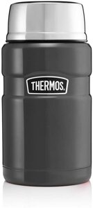 Термос харчовий Thermos Stainless King 710ml Gun Metal з ложкою