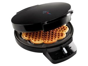 Вафельниця кругла з регулюванням Silver Crest Waffle maker 1200W Germany Heart Shape Silver Crest SWE 1200 C3